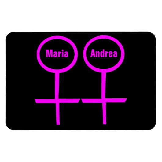 Lesbian Lovers  Premium Magnet Magneet (Horizontaal)