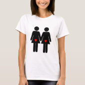Lesbian Lovers T-shirt (Voorkant)