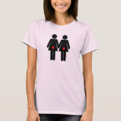 Lesbian Lovers T-shirt (Voorkant)