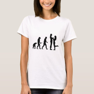 Lesbian Marriage Evolution T-shirt