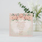 Lesbian Mrs. en Mrs Blush Peach Floral (Staand voorkant)