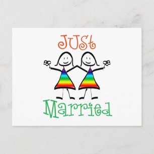 Lesbian Net getrouwd Aankondigingskaart