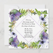 Lesbian Paars Clematis en Leaves (Achterkant)