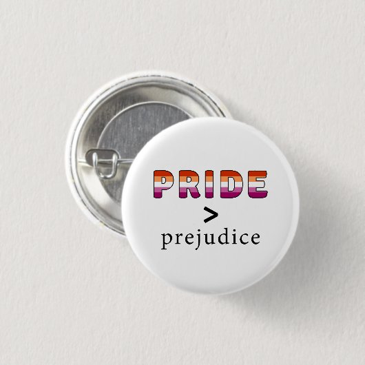 Lesbian Pride and Prejudice  Ronde Button 3,2 Cm (Voorkant /achterkant)