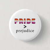 Lesbian Pride and Prejudice  Ronde Button 3,2 Cm (Voorkant)