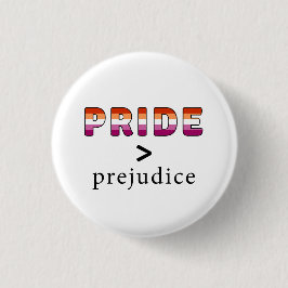 Lesbian Pride and Prejudice  Ronde Button 3,2 Cm