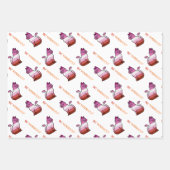Lesbian Pride Cat - Wees jezelf Inpakpapier Vel (Voorkant 2)