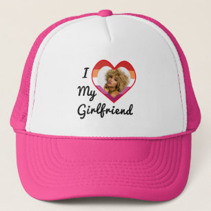 Lesbian Pride Custom Photo I Love My Vriendin Trucker Pet