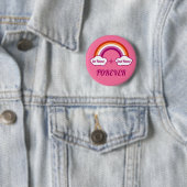 Lesbian pride Design/a koppel Ronde Button 5,7 Cm (In situ)