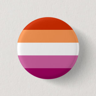 Lesbian Pride Flag Badge Ronde Button 3,2 Cm
