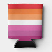 Lesbian Pride Flag Blikjeskoeler (Voorkant)