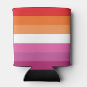 Lesbian Pride Flag Blikjeskoeler (Achterkant)
