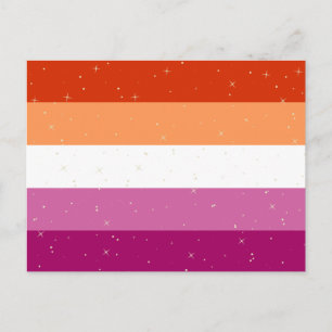 Lesbian Pride Flag Briefkaart
