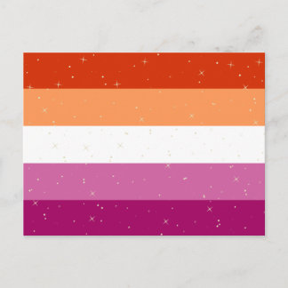 Lesbian Pride Flag Briefkaart