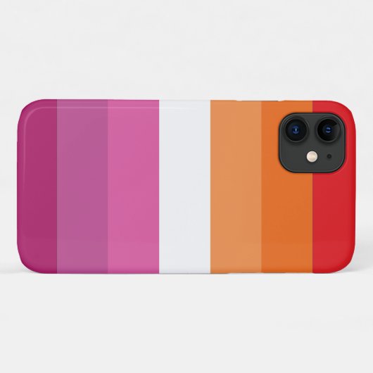 Lesbian Pride Flag Case-Mate iPhone Case (Achterkant (horizontaal))
