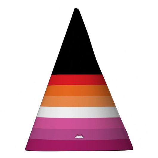 Lesbian Pride Flag Feesthoedjes (Rechts)
