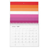 Lesbian Pride Flag Kalender (Jan 2027)