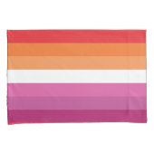 Lesbian Pride Flag Kussensloop (Voorkant-Rechts)