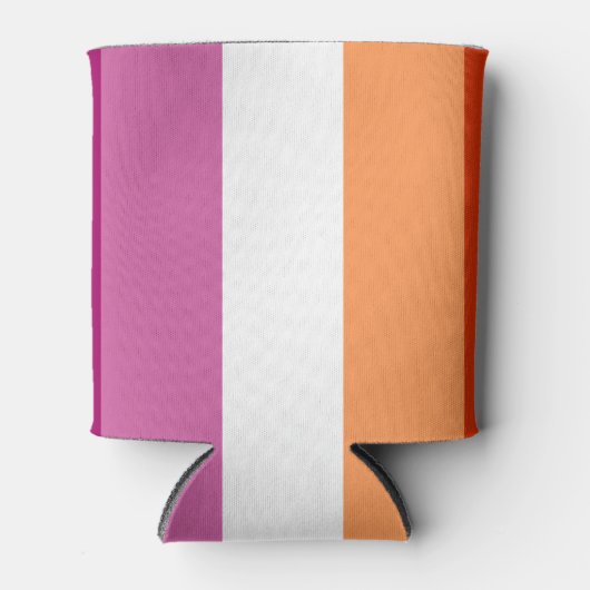 Lesbian Pride Flag LGBTQ Blikjeskoeler (Voorkant)