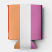 Lesbian Pride Flag LGBTQ Blikjeskoeler (Achterkant)