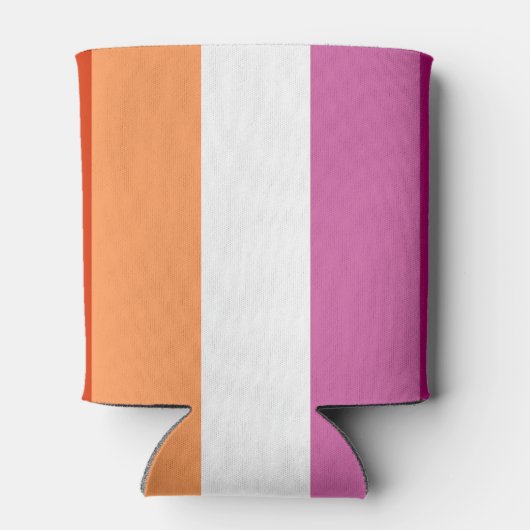 Lesbian Pride Flag LGBTQ Blikjeskoeler (Achterkant)