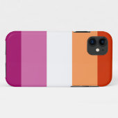 Lesbian Pride Flag LGBTQ Case-Mate iPhone Case (Achterkant (horizontaal))