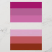 Lesbian Pride Flag LGBTQ Flyer (Voorkant)