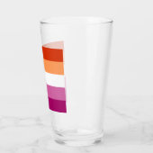 Lesbian Pride Flag LGBTQ Glas (Links)