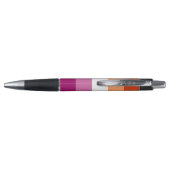 Lesbian Pride Flag LGBTQ Pen (Achterkant)