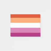 Lesbian Pride Flag LGBTQ Post-it® Notes (Voorkant)