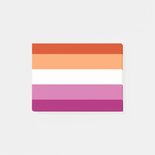Lesbian Pride Flag LGBTQ Post-it® Notes (Voorkant)