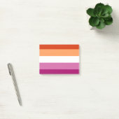 Lesbian Pride Flag LGBTQ Post-it® Notes (Kantoor)
