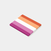 Lesbian Pride Flag LGBTQ Post-it® Notes (Schuin)
