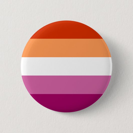 Lesbian Pride Flag LGBTQ Ronde Button 5,7 Cm (Voorkant)