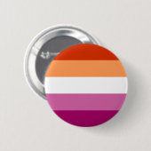 Lesbian Pride Flag LGBTQ Ronde Button 5,7 Cm (Voorkant /achterkant)