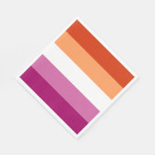 Lesbian Pride Flag LGBTQ Servet (Hoek)