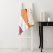 Lesbian Pride Flag LGBTQ Sherpa Deken (In situ)