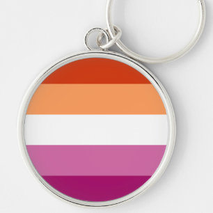 Lesbian Pride Flag LGBTQ Sleutelhanger
