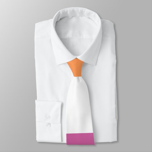 Lesbian Pride Flag LGBTQ Stropdas (Gebonden)