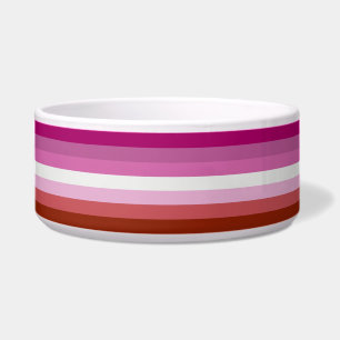 Lesbian Pride Flag LGBTQ Voerbakje