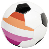 Lesbian Pride Flag LGBTQ Voetbal (Drie kwart)