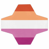 Lesbian Pride Flag LGBTQ Voetbal (Enkel)