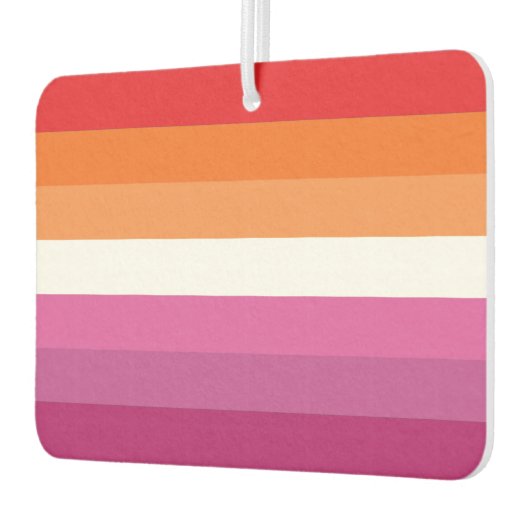 Lesbian Pride Flag Luchtverfrisser (Links)