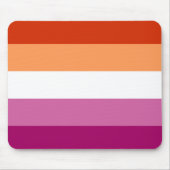 Lesbian Pride Flag Muismat (Voorkant)