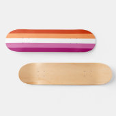 Lesbian Pride Flag Persoonlijk Skateboard (Horizontaal)