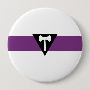 Lesbian Pride Flag Ronde Button 4,0 Cm