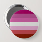 Lesbian Pride Flag Ronde Button 4,0 Cm (Voorkant /achterkant)