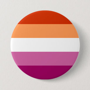 Lesbian Pride Flag Ronde Button 7,6 Cm