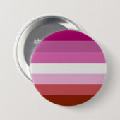 Lesbian Pride Flag Ronde Button 7,6 Cm (Voorkant /achterkant)