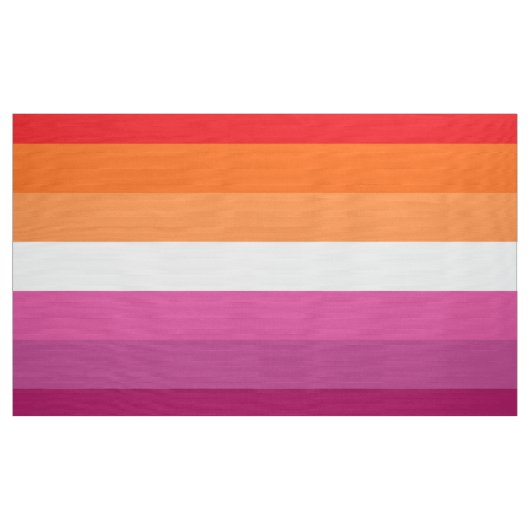 Lesbian Pride Flag (Sunset) Stof (Yard (91,4 cm))